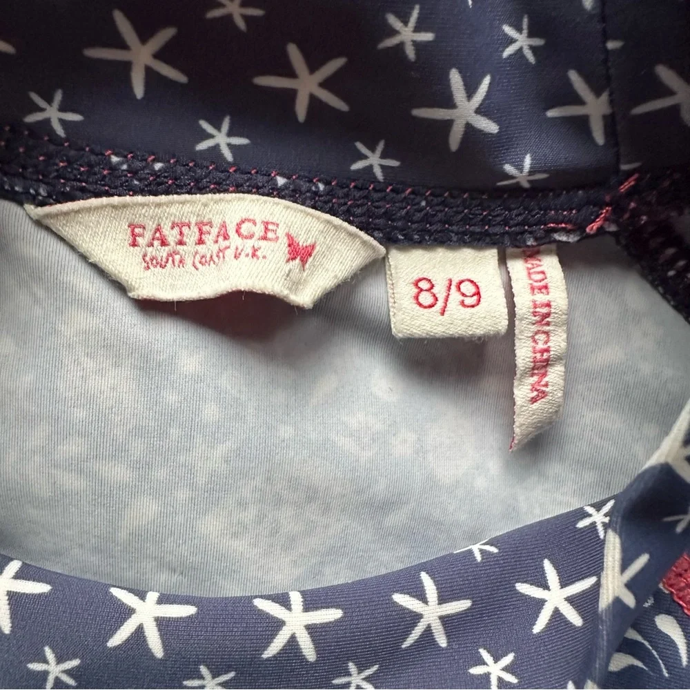 Fatface Surf Girls Swim‎ Rash Guard Top Size 8/9